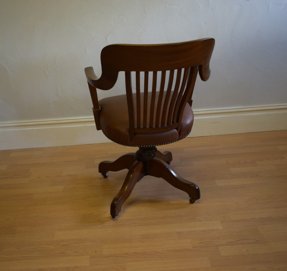 Antique Victorian Office Chair View V