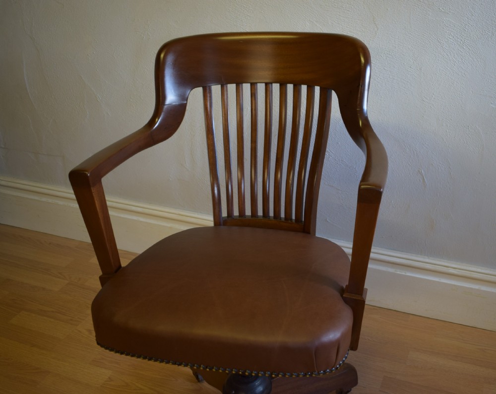 Antique Victorian Office Chair View VII