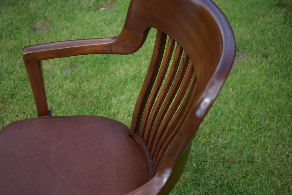 Antique Victorian Office Chair View XVII
