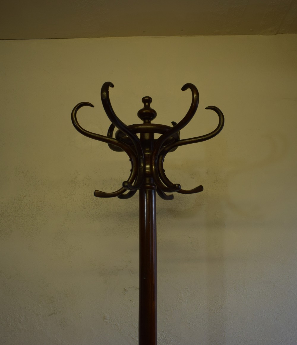 Antique Edwardian Bentwood Hat Stand View V