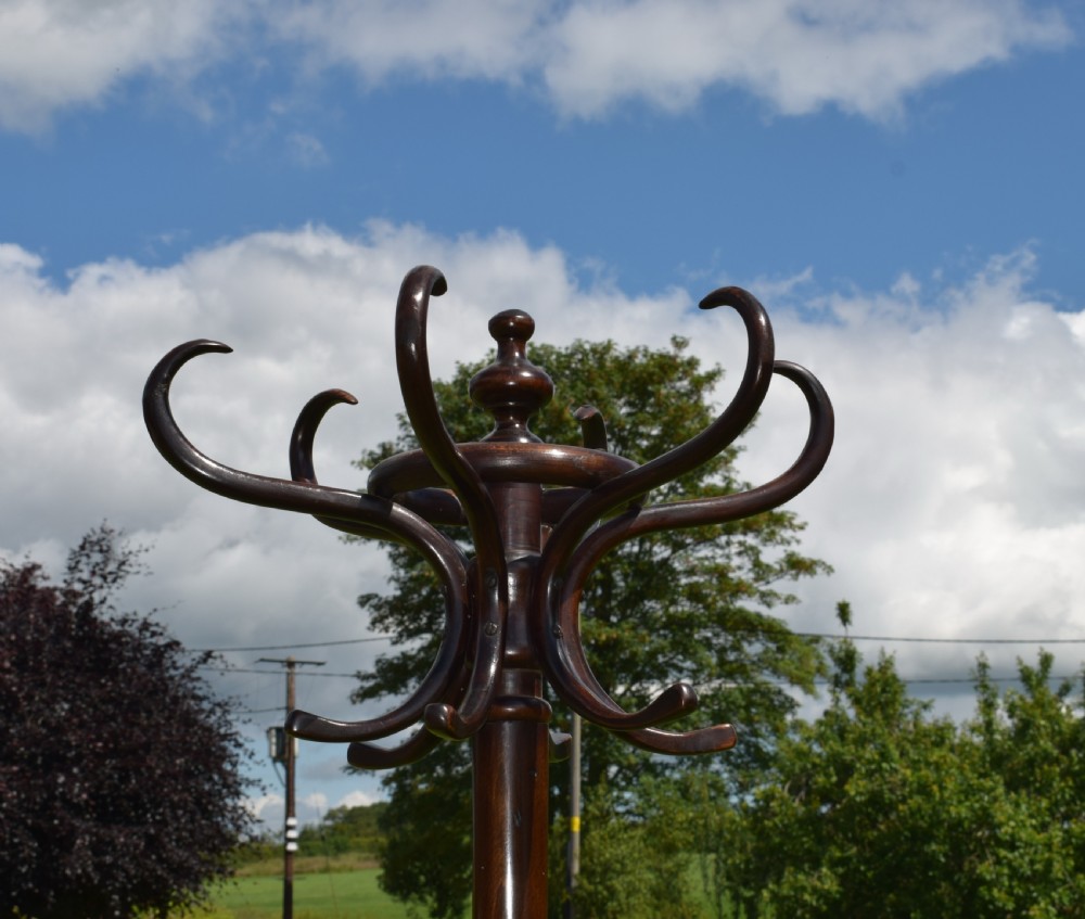Antique Edwardian Bentwood Hat Stand View XV