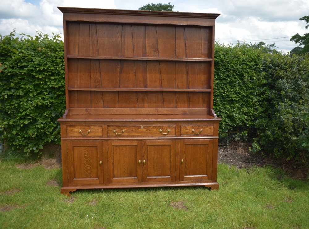 Antique Welsh Dresser & Rack Georgian Style View II