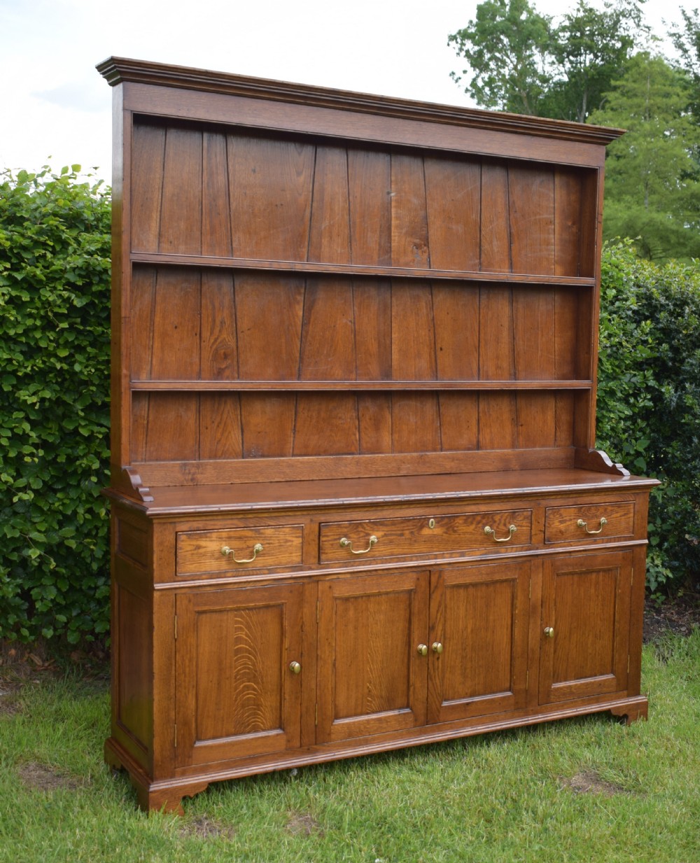 Antique Welsh Dresser & Rack Georgian Style View V