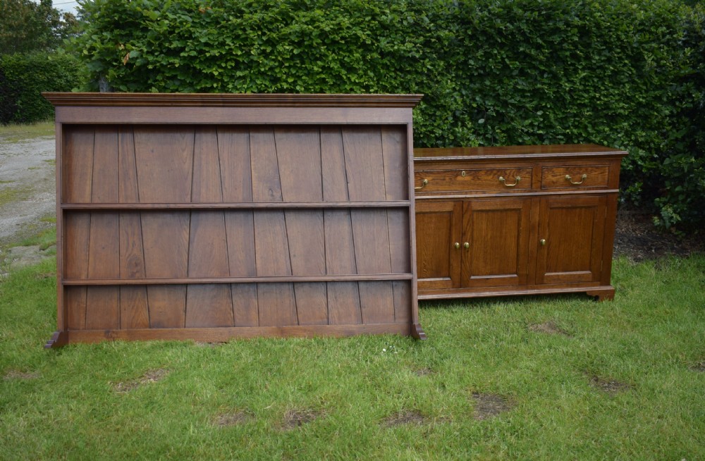 Antique Welsh Dresser & Rack Georgian Style View XIII