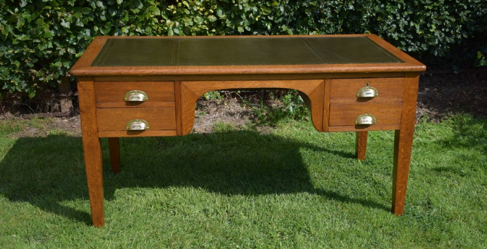 Antique Oak Desk View II