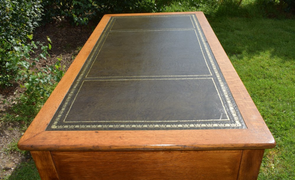 Antique Oak Desk View V