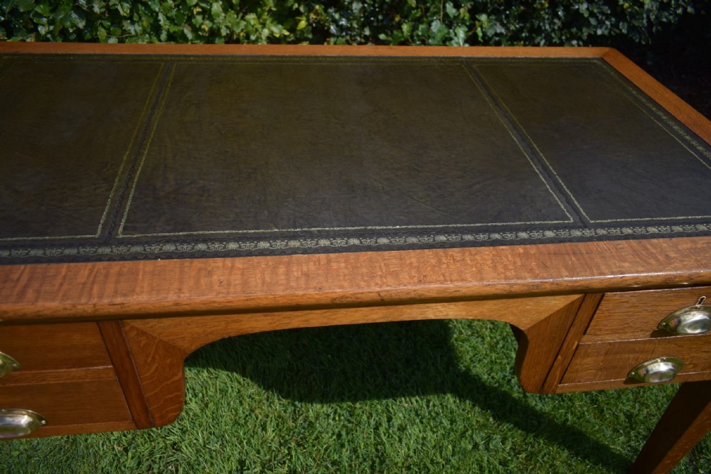 Antique Oak Desk View VIII