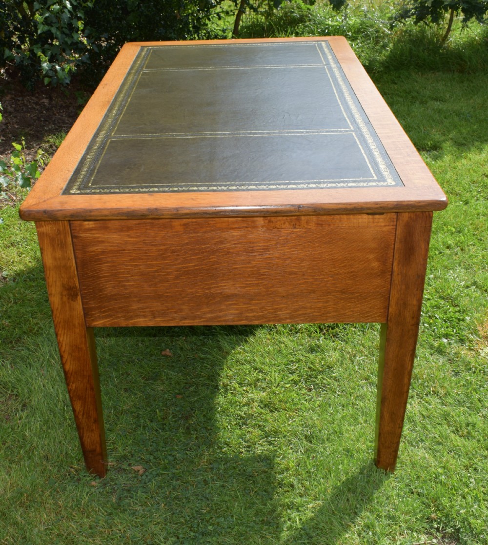 Antique Oak Desk View IX