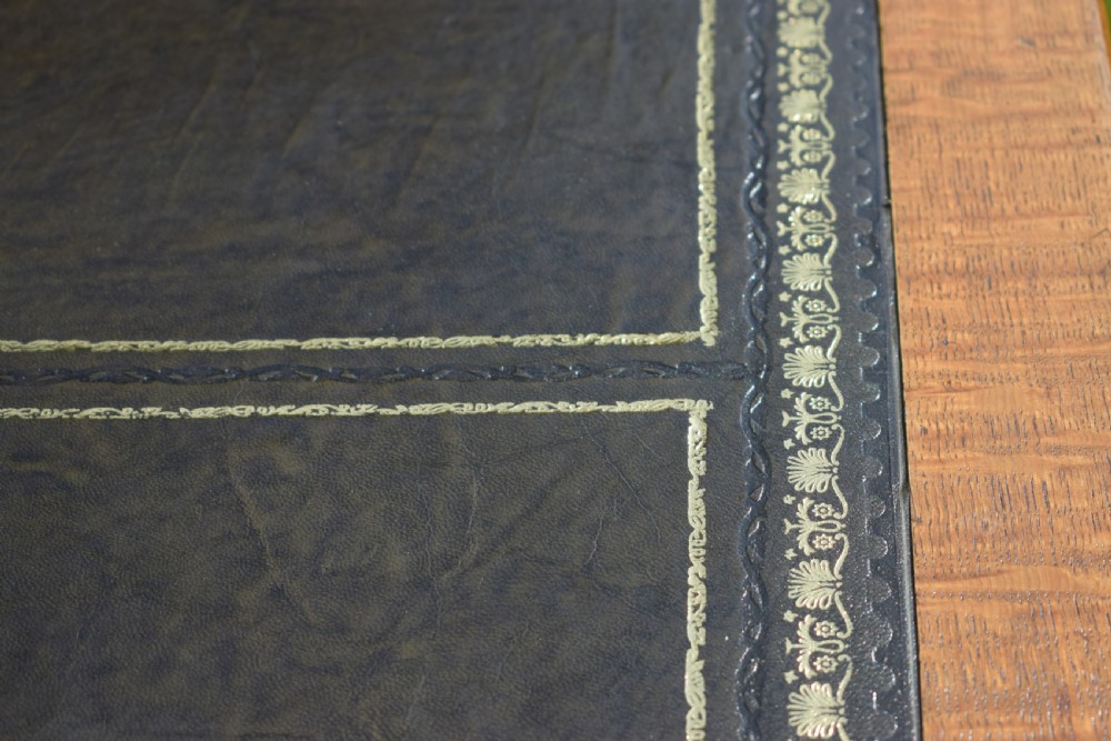 Antique Oak Desk View XI