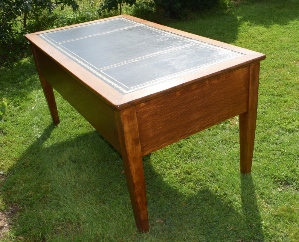 Antique Oak Desk View XIV