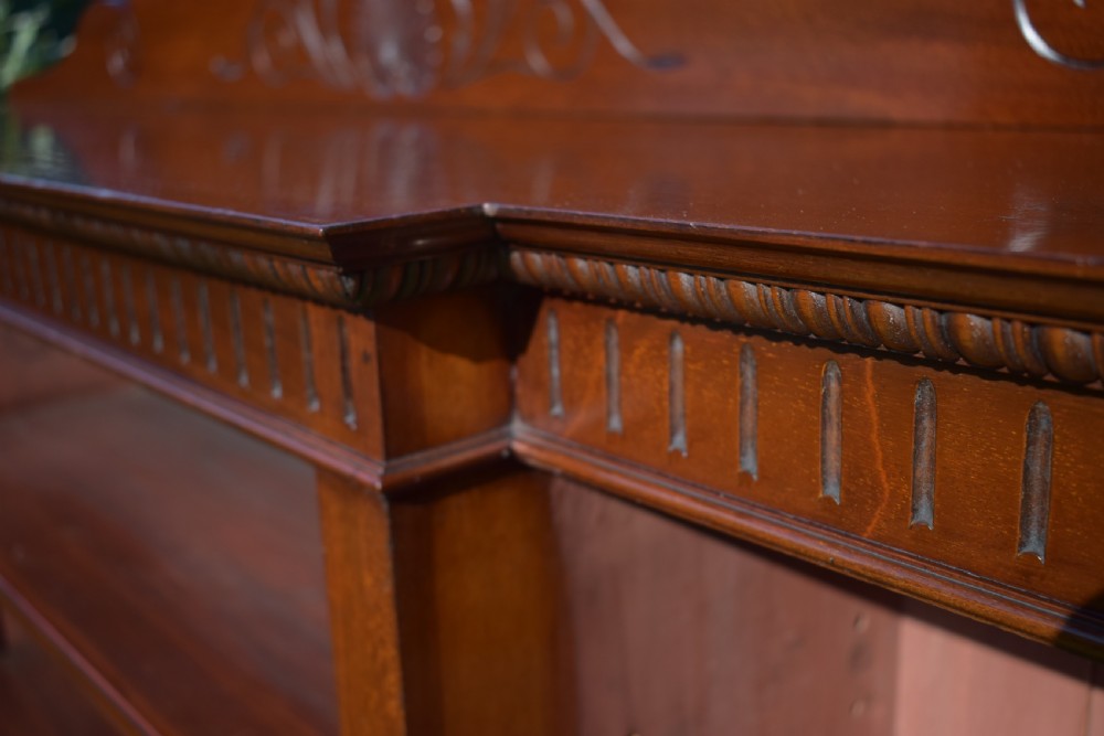 Antique Bookcase Late Victorian View XIX