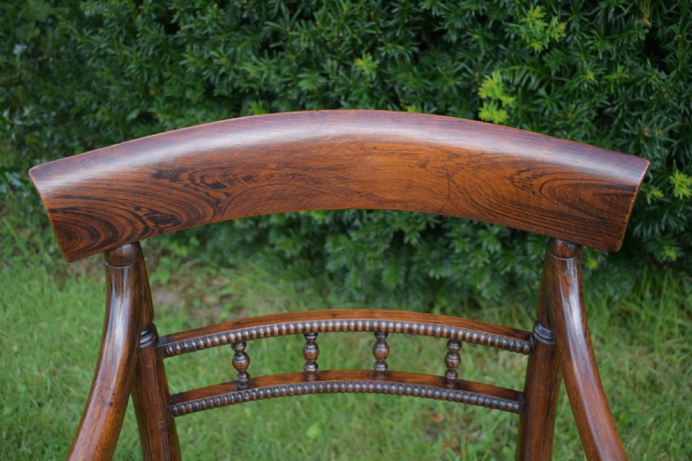 Antique English Regency Period Campaign Arm Chair (Circa 1810) View III