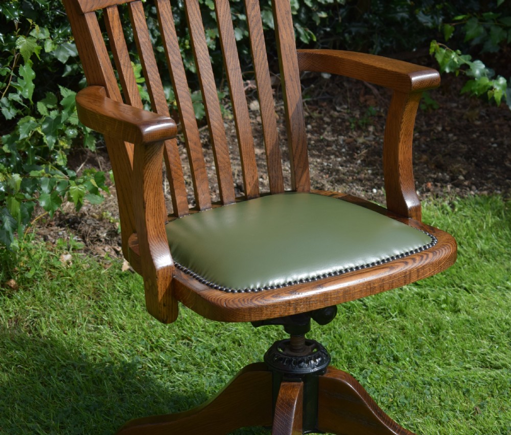 Antique Swivel Desk Chair View III
