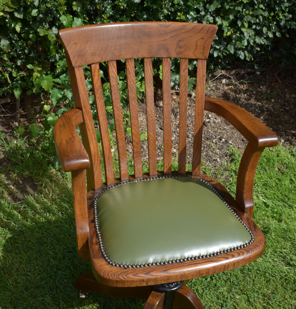 Antique Swivel Desk Chair View VII