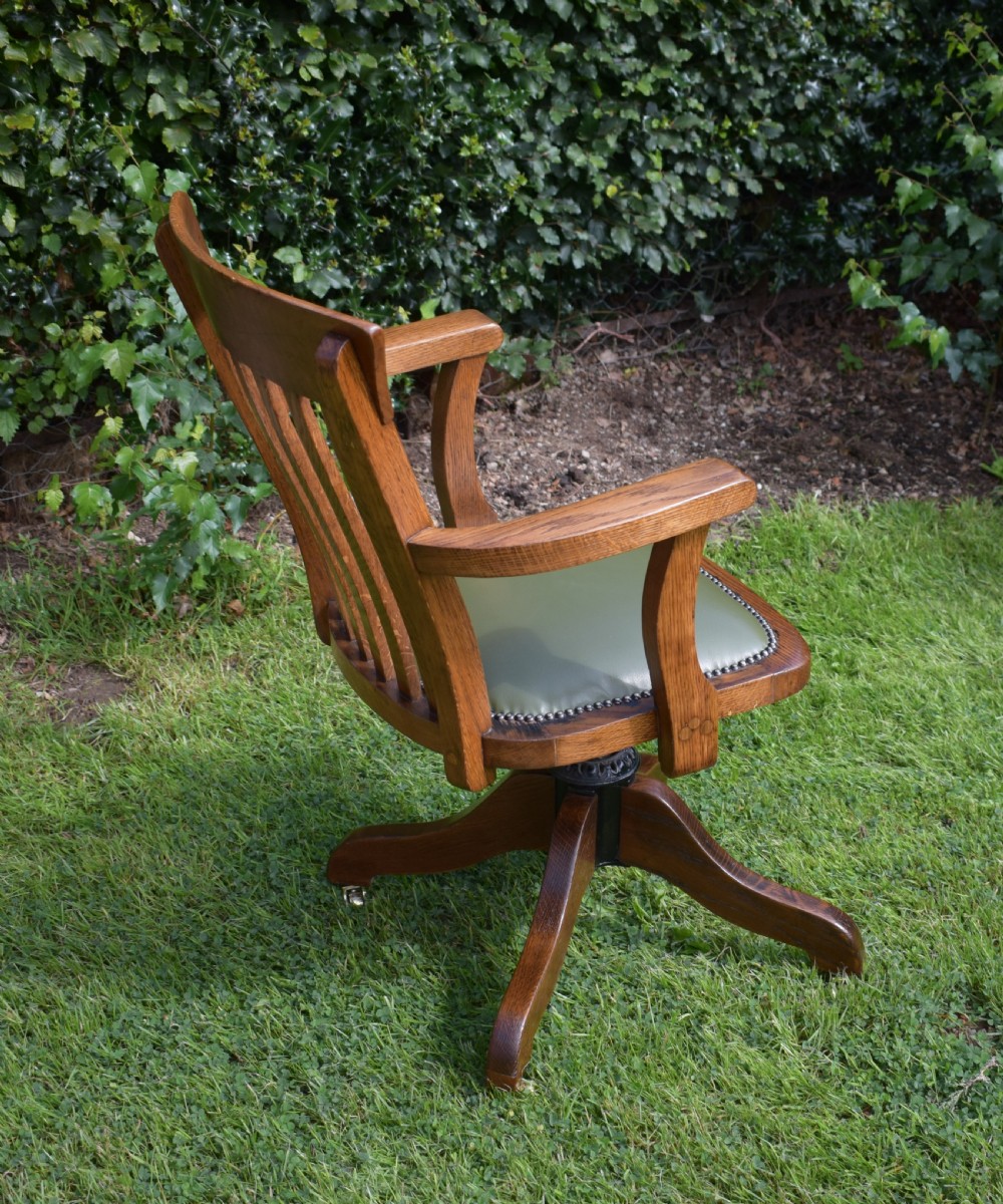 Antique Swivel Desk Chair View VIII