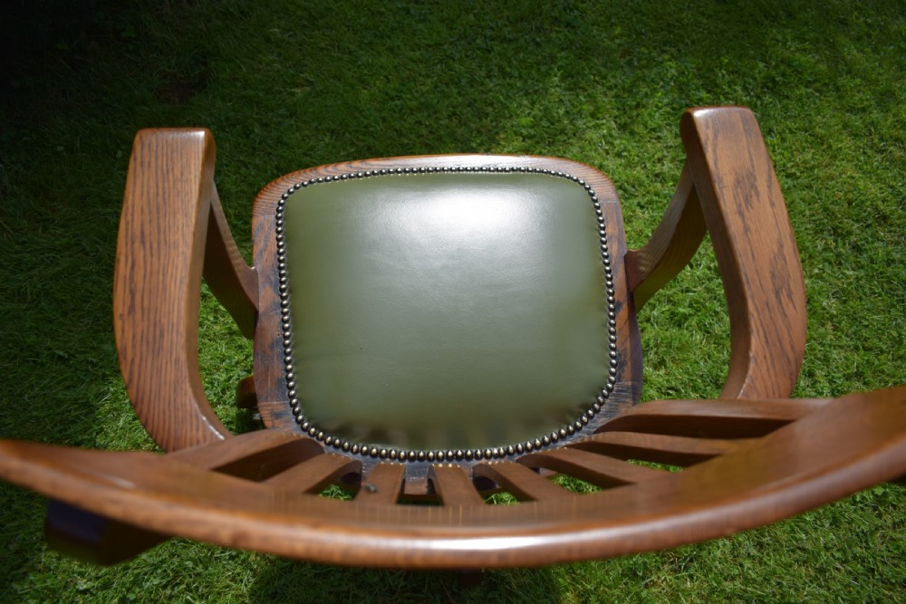 Antique Swivel Desk Chair View XVI