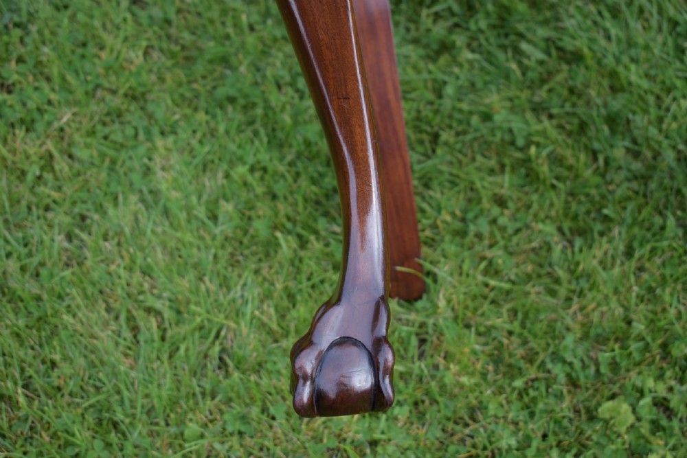 Antique Pair of Chippendale Side Chairs View XI