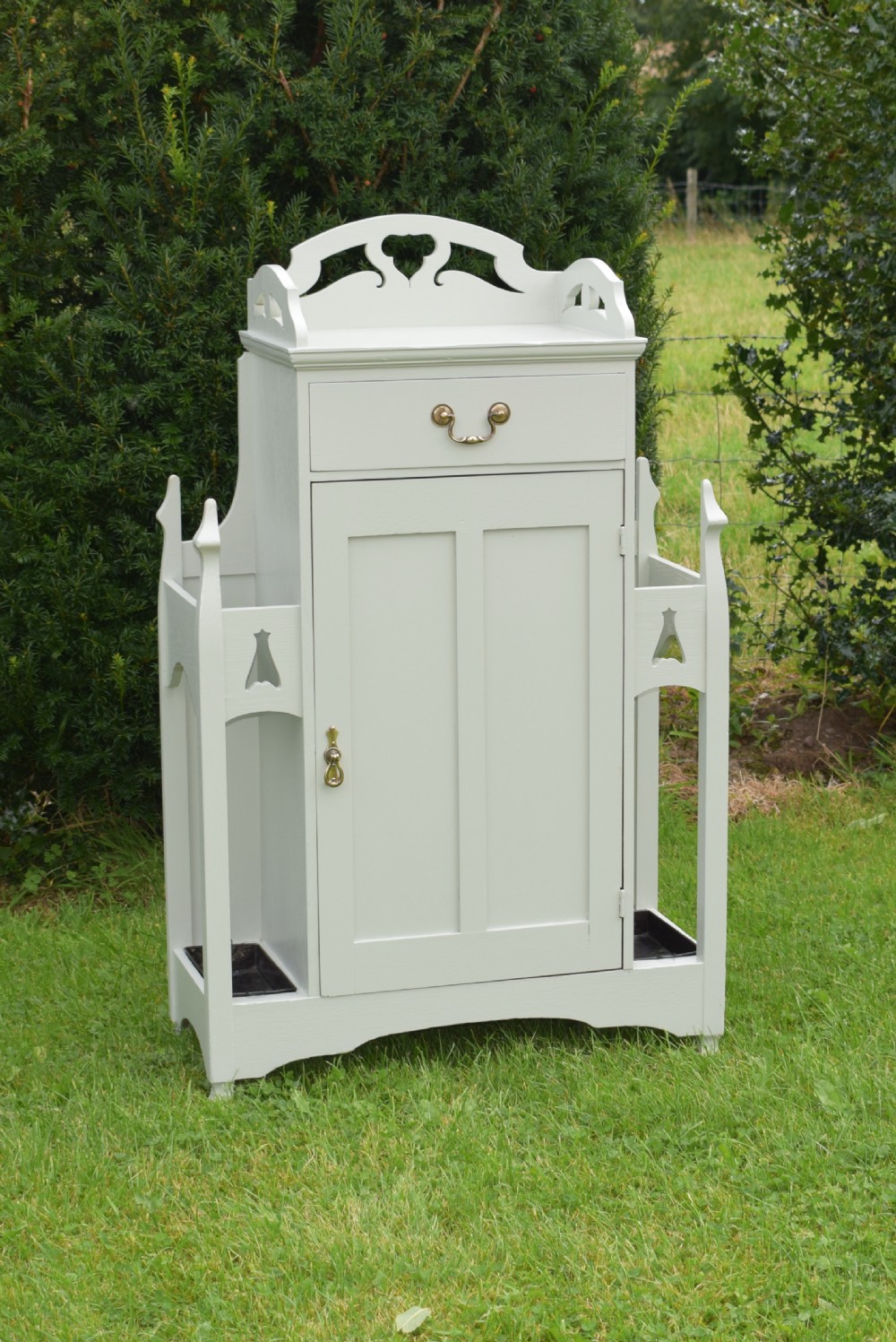 Antique Arts & Crafts Hall Stand View III