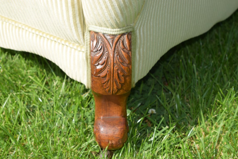 Antique Wing Back Arm Chair View IV