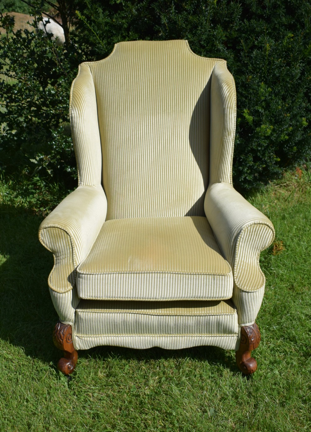 Antique Wing Back Arm Chair View X