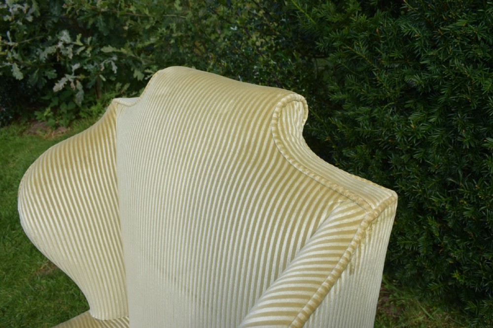 Antique Wing Back Arm Chair View XV
