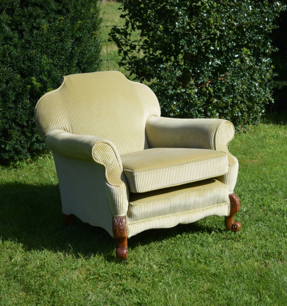 Antique Bergere Arm Chair View II