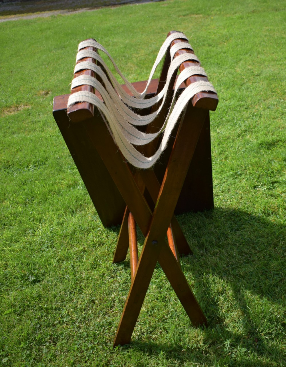 Antique English Butlers Tray on Stand (Circa 1850) View XX