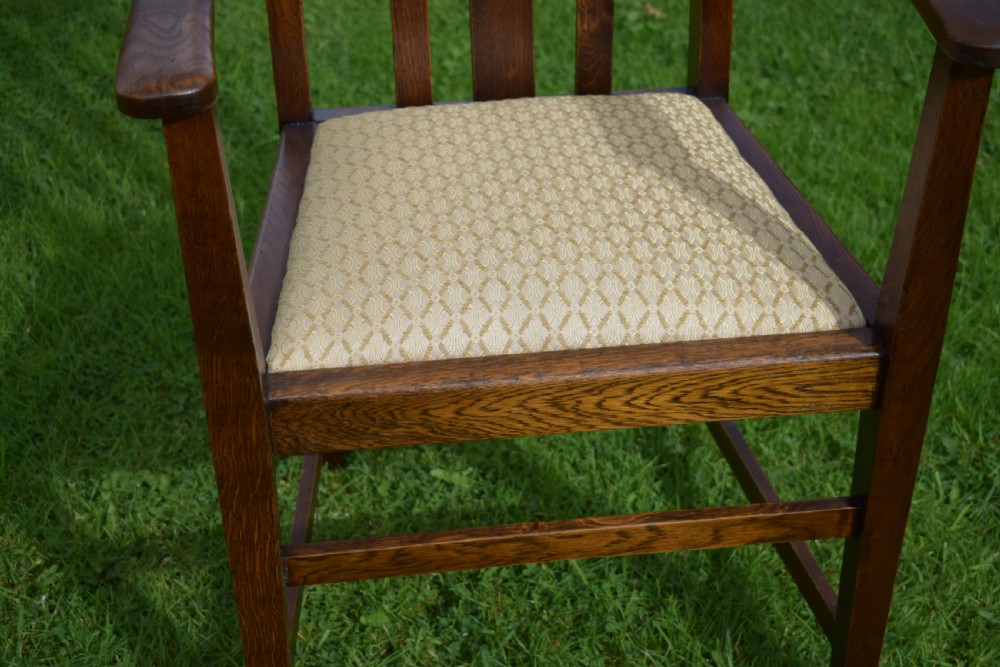 Antique Arts & Crafts Arm Chair View XIV