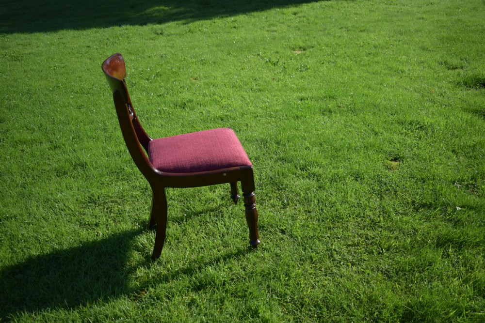 Antique English Early Victorian Side Chair (Circa 1850) View V