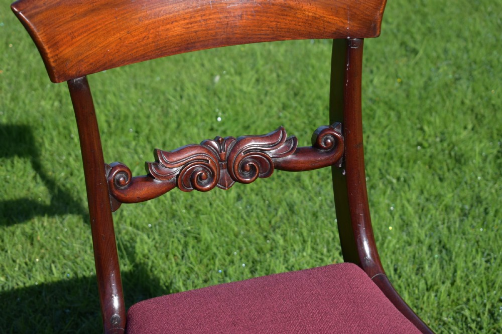 Antique English Early Victorian Side Chair (Circa 1850) View VIII