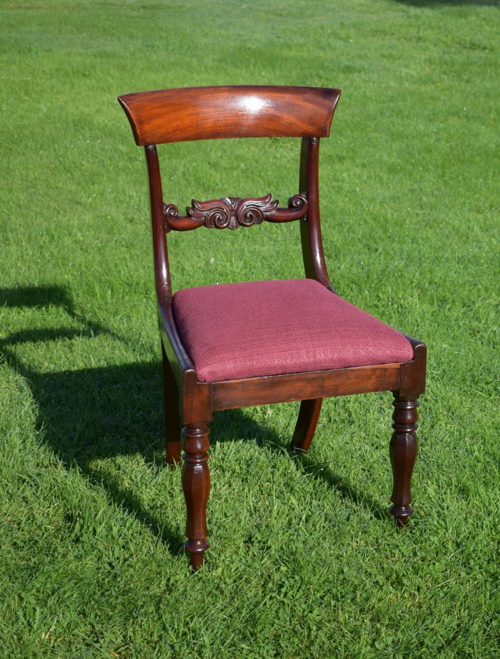 Antique English Early Victorian Side Chair (Circa 1850) View XIII