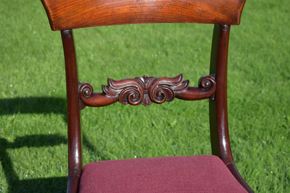 Antique English Early Victorian Side Chair (Circa 1850) View XVI