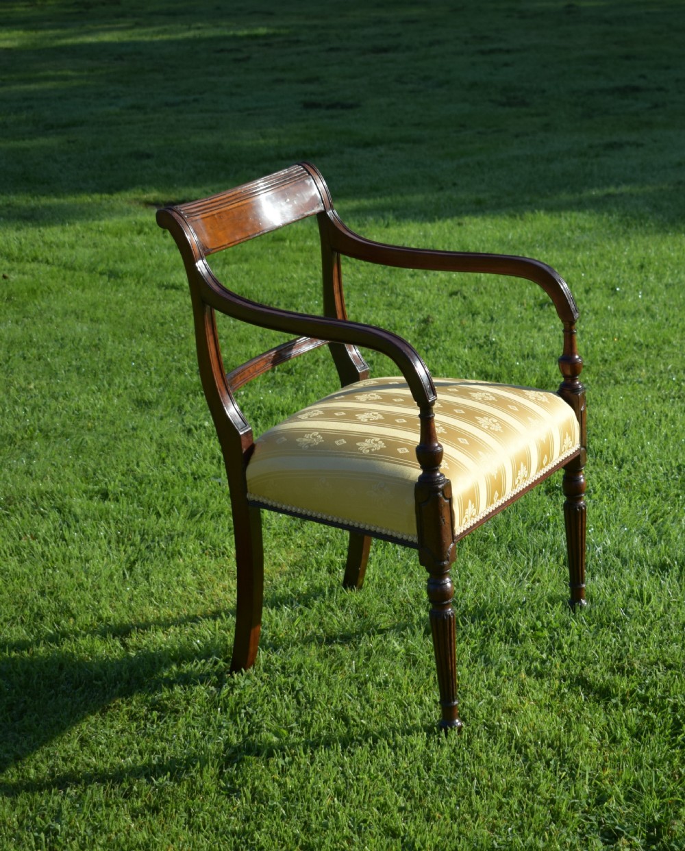 Antique English Recency Period Arm Chair (Circa 1815) View III