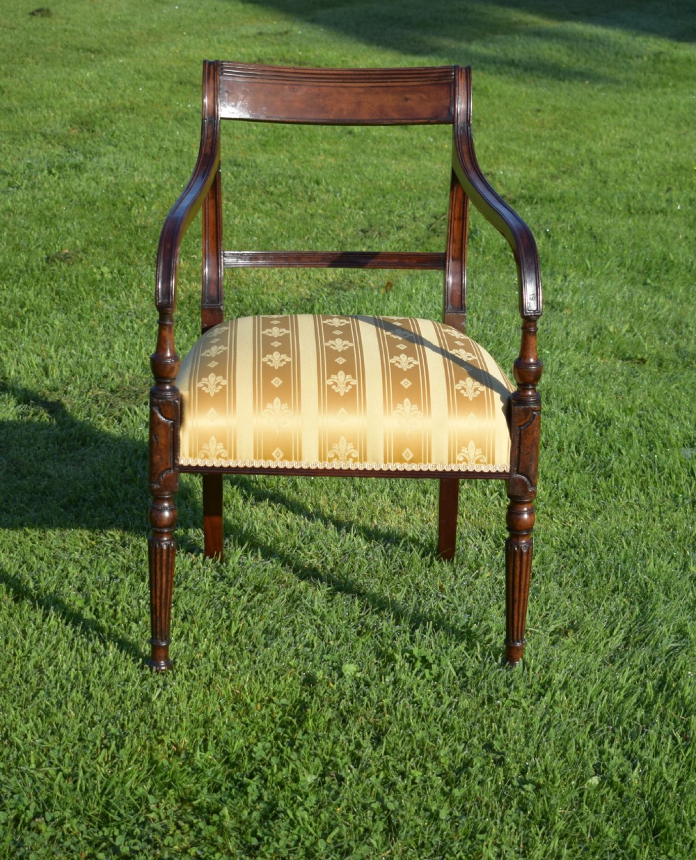 Antique English Recency Period Arm Chair (Circa 1815) View IV