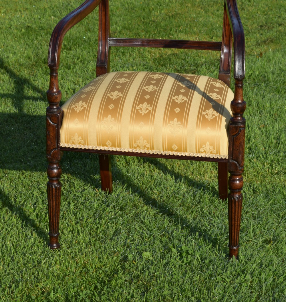 Antique English Recency Period Arm Chair (Circa 1815) View VI