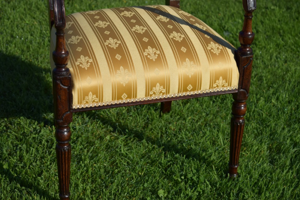 Antique English Recency Period Arm Chair (Circa 1815) View VIII