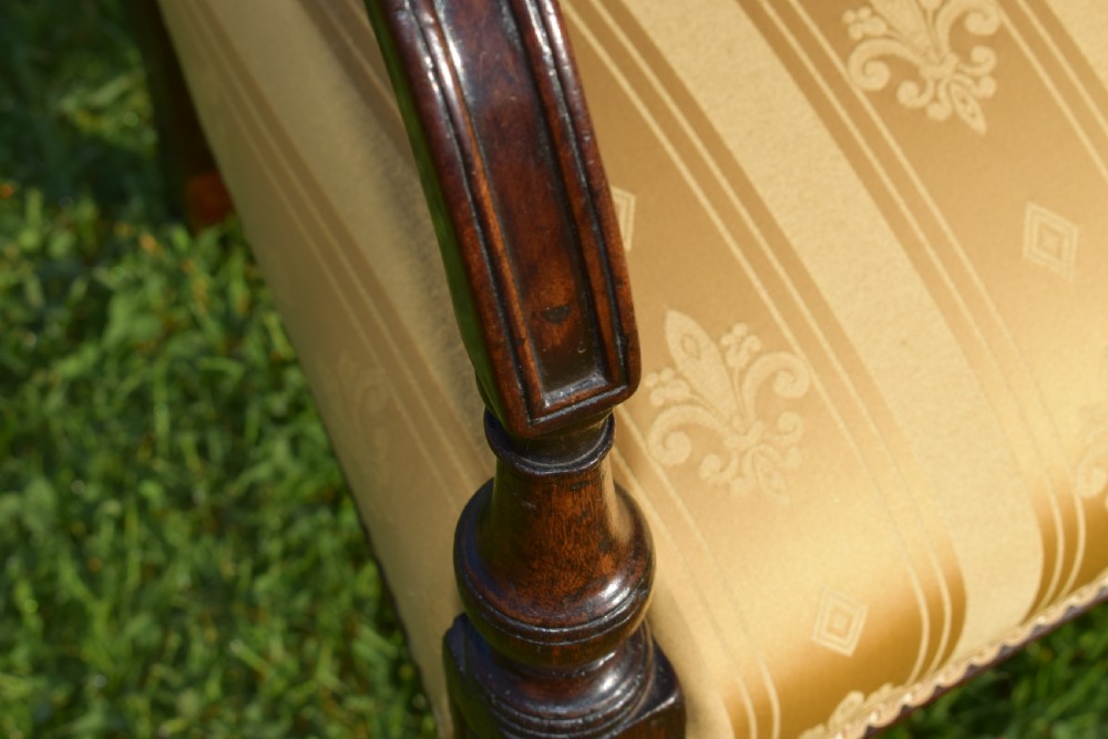 Antique English Recency Period Arm Chair (Circa 1815) View X