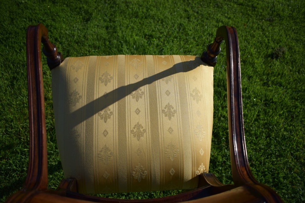 Antique English Recency Period Arm Chair (Circa 1815) View XVII