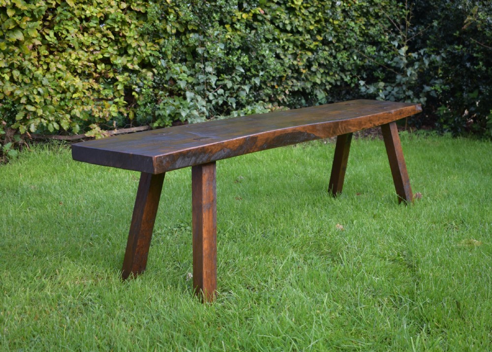 Antique Georgian Period Pig Bench in Elm View III