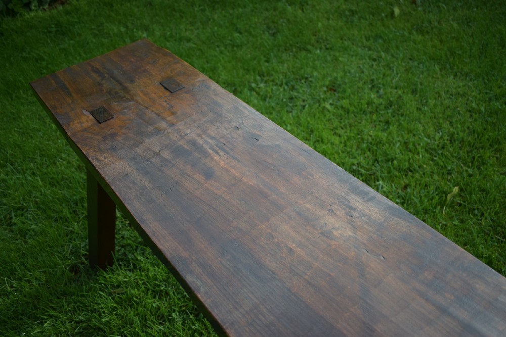 Antique Georgian Period Pig Bench in Elm View VI