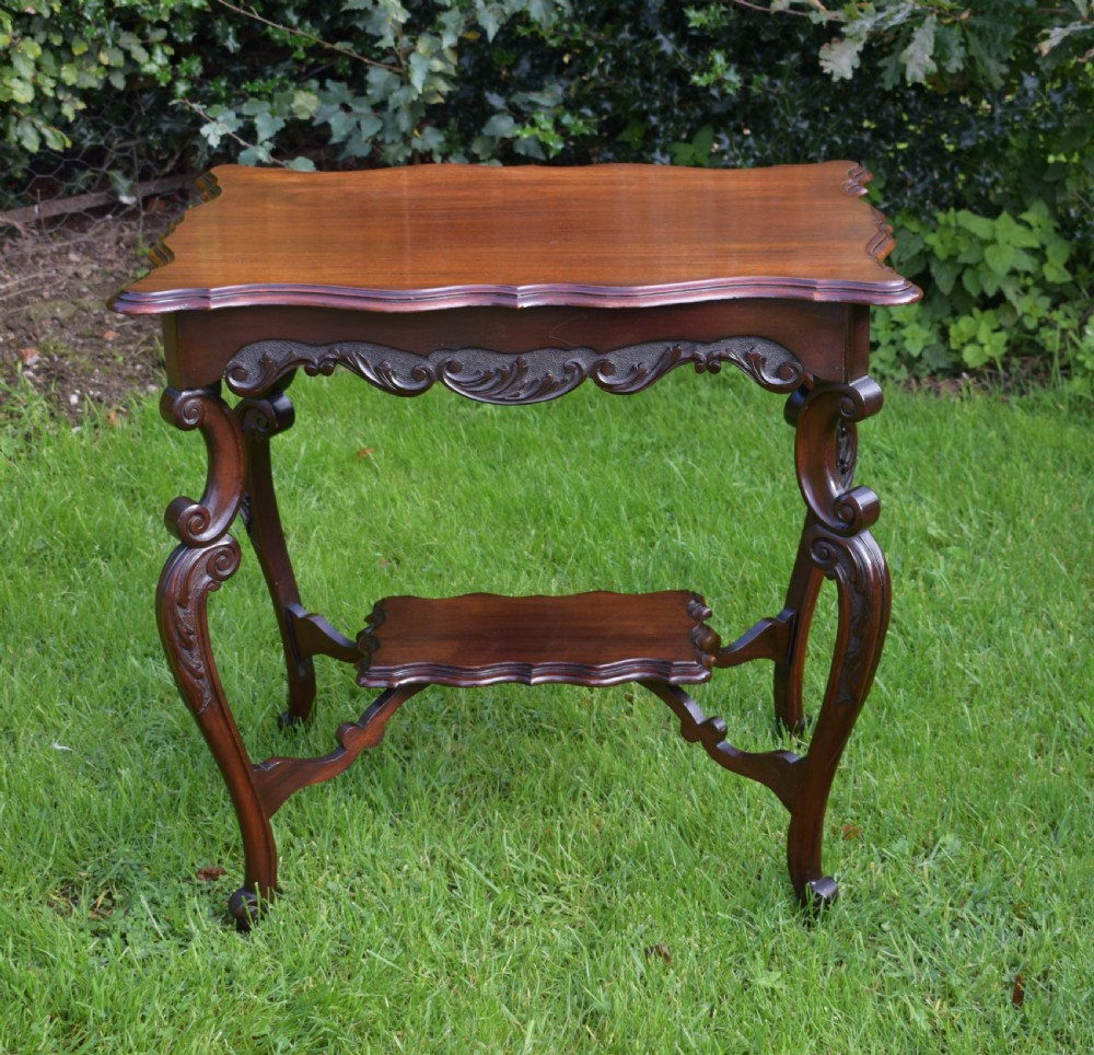 Antique English Victorian Occasional Table View II