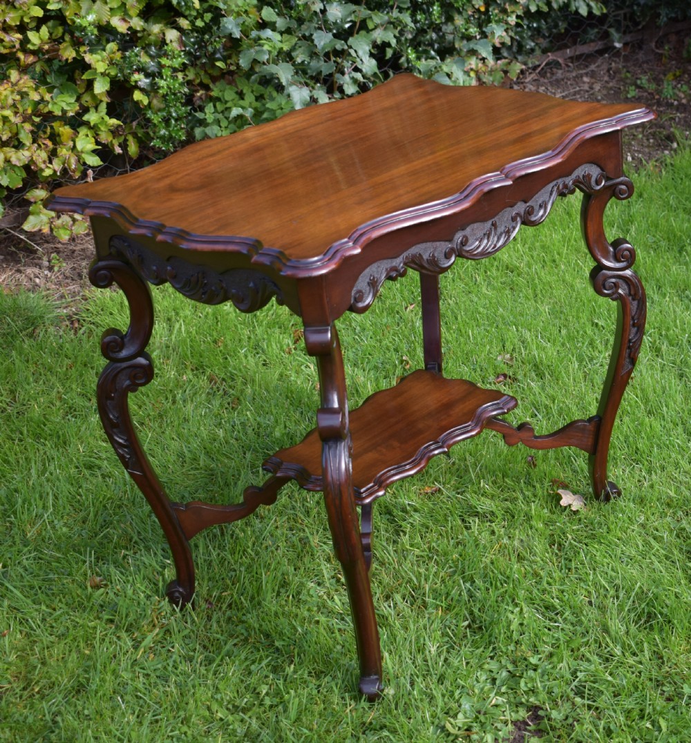 Antique English Victorian Occasional Table View III