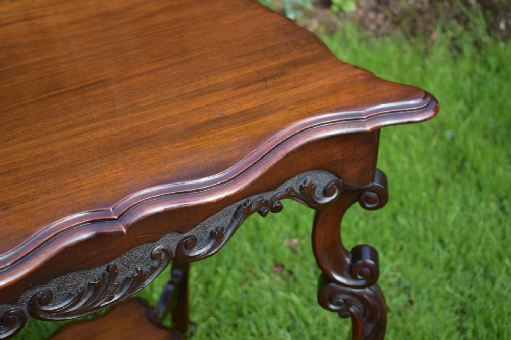 Antique English Victorian Occasional Table View VIII