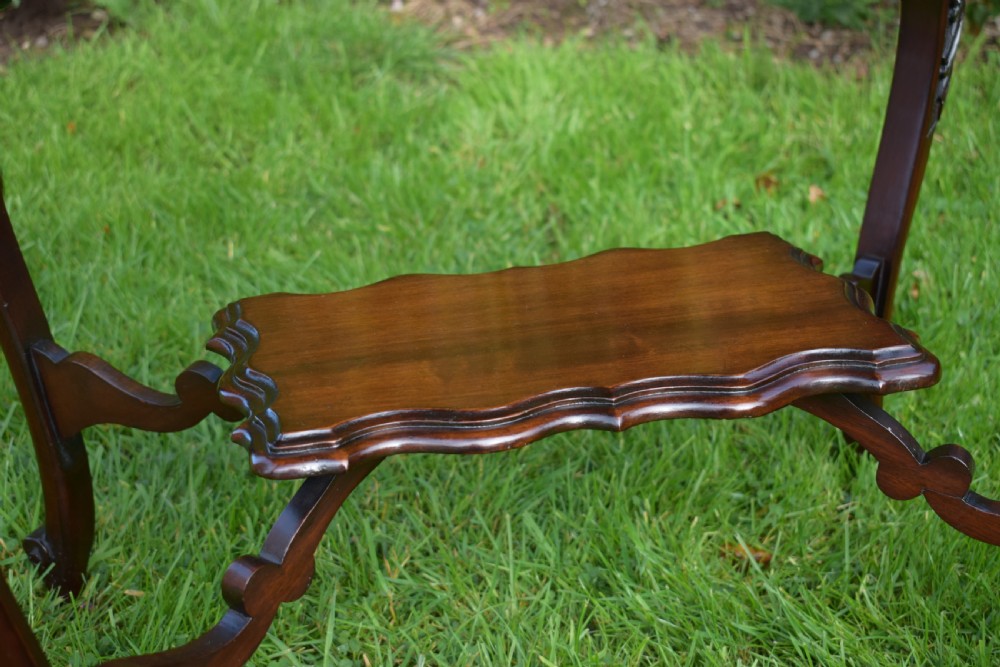Antique English Victorian Occasional Table View IX