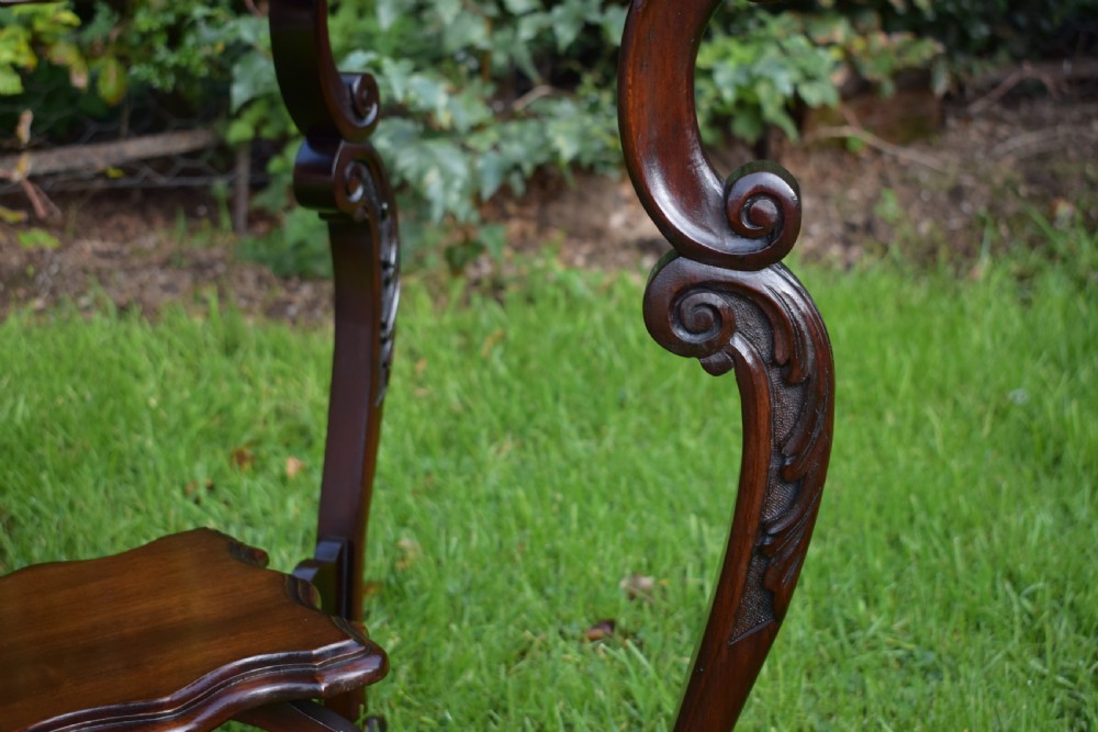 Antique English Victorian Occasional Table View X