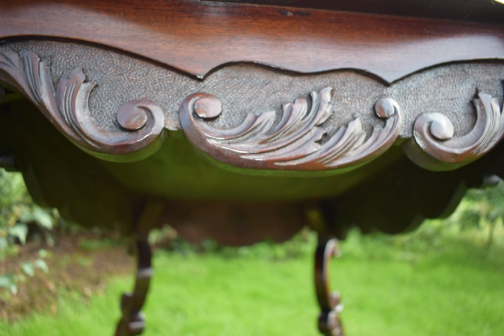 Antique English Victorian Occasional Table View XVI