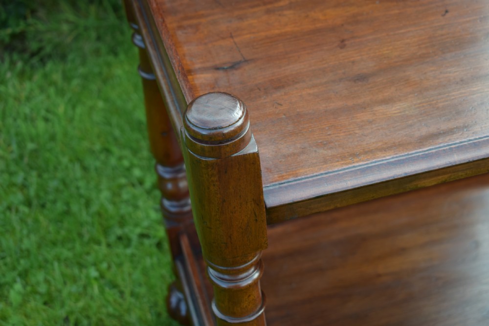 Antique English William IV Buffet Stand View IV