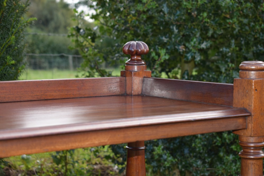 Antique English William IV Buffet Stand View VII