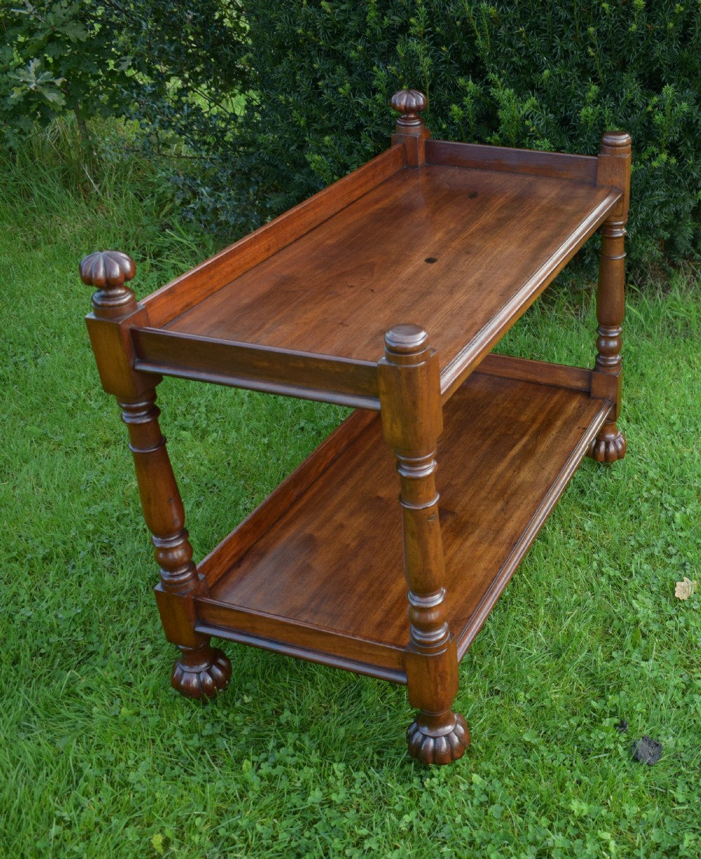 Antique English William IV Buffet Stand View XIV