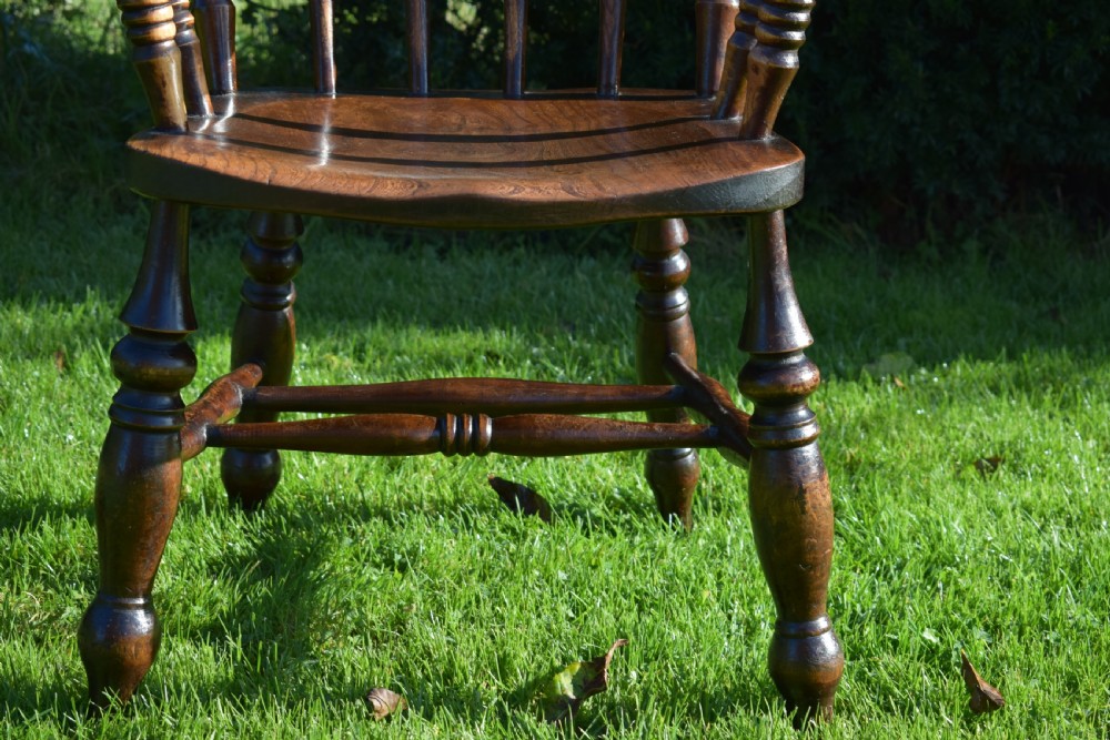 Antique English Victorian Arm Chair View VII
